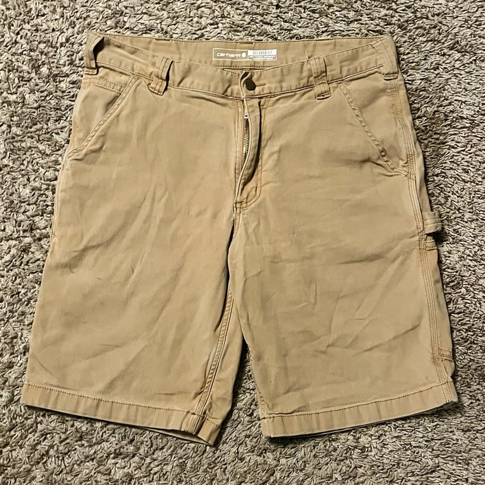 Carhartt Tan Cargo Shorts 34/11 relaxed fit